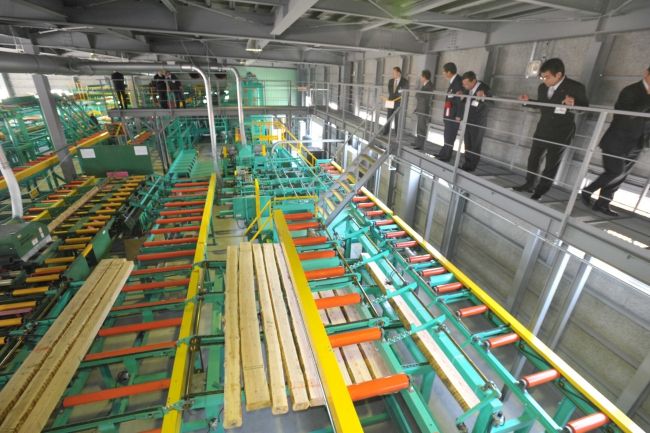 【写真】池田で新工場竣工式　十勝広域森林組合 