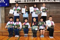 体操・トランポリン・新体操各競技の優勝者