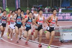 男子三段跳び竹村Ｖ　全十勝高校新人陸上  4