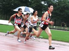 男子三段跳び竹村Ｖ　全十勝高校新人陸上  7