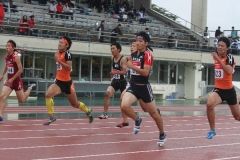 男子三段跳び竹村Ｖ　全十勝高校新人陸上  10