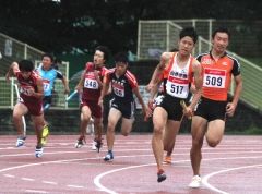 男子三段跳び竹村Ｖ　全十勝高校新人陸上  11