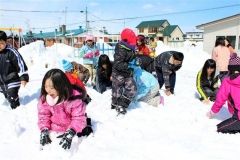 世代超え餅つきで交流　大樹・南町子供会  4
