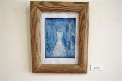 篠田さん、やまおに題材の作品初展示  4