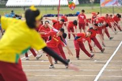 若さ躍動　中学校で体育祭開幕  写真3