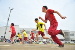 若さ躍動　中学校で体育祭開幕  写真6