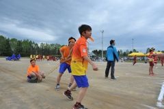 若さ躍動　中学校で体育祭開幕  写真10