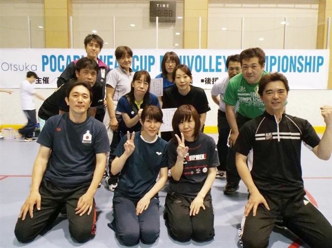 【写真】混成Aクラスはサコマチ優勝 ポカリスエットCUPミニバレー