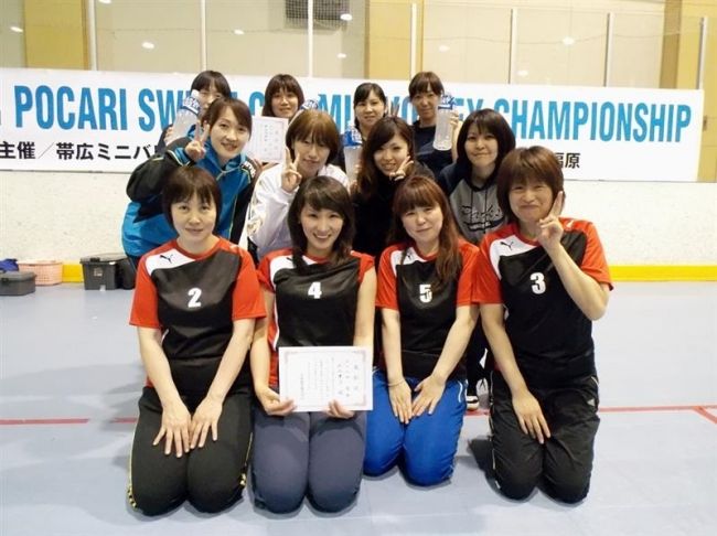 【写真】混成Aクラスはサコマチ優勝 ポカリスエットCUPミニバレー