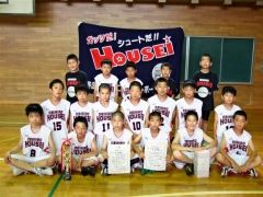 男子１部準優勝の豊成
