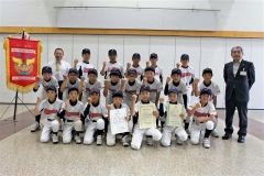 ホクレン旗大会に出場する芽室ジャガーズ