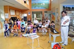 地元の自然について理解を深めた講演会