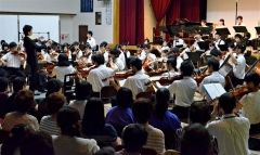 迫力ある演奏を披露した京都大学交響楽団の演奏会