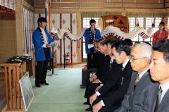 白蛇姫舞子供用親蛇完成で入魂式　鹿追  5