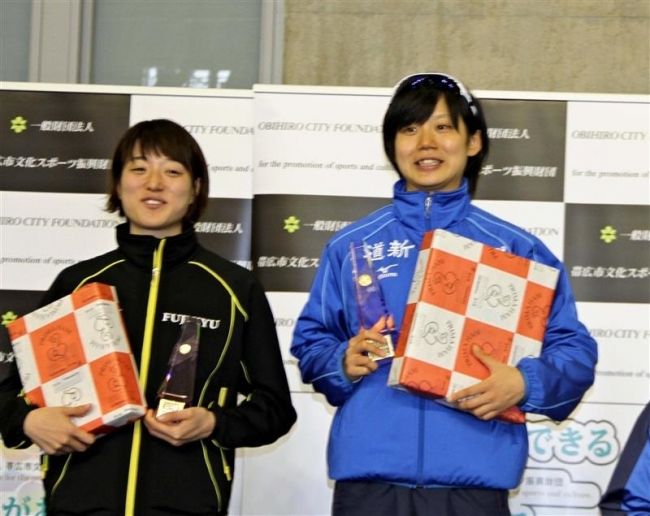 高木美帆、三輪準也Ｖ　帯広の森スケート競技会