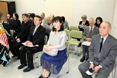 楢原さん、嵩さん表彰 北の聲アート賞贈呈式 4