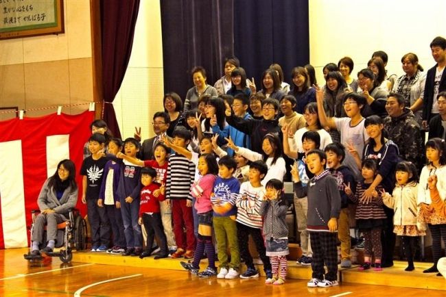 【写真】野塚小で最後の学習発表会　広尾 