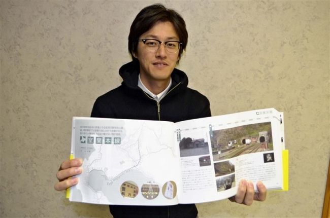 道内全駅舎の紹介本出版　地域おこし協力隊員の渡邊さん　更別 