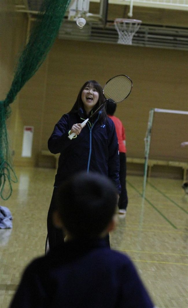 【写真】芽室中出の永原、日本L新人選手賞・羽球