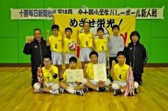 男子優勝の帯広ＪＪＢ