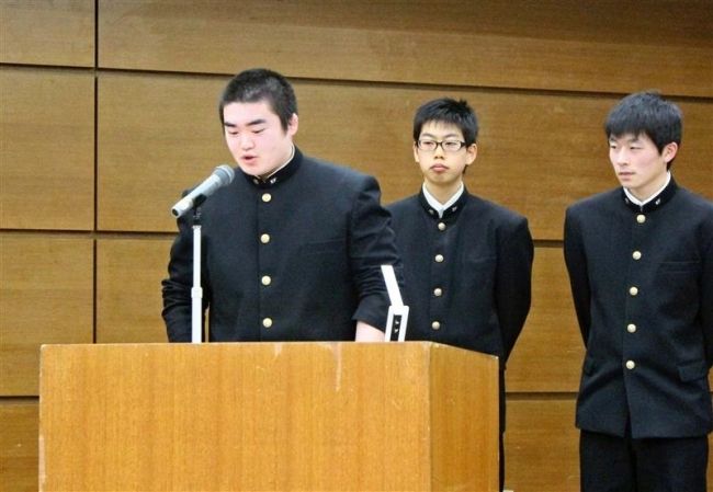 帯農高森林科学科が発表　林業普及事業報告会 