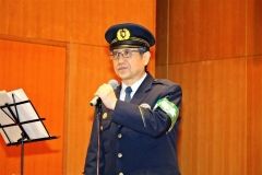 新得署員のバンド演奏も　鹿追、地域安全のつどい  4