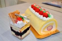 物産展に出品される、銀龍を使用した限定スイーツ