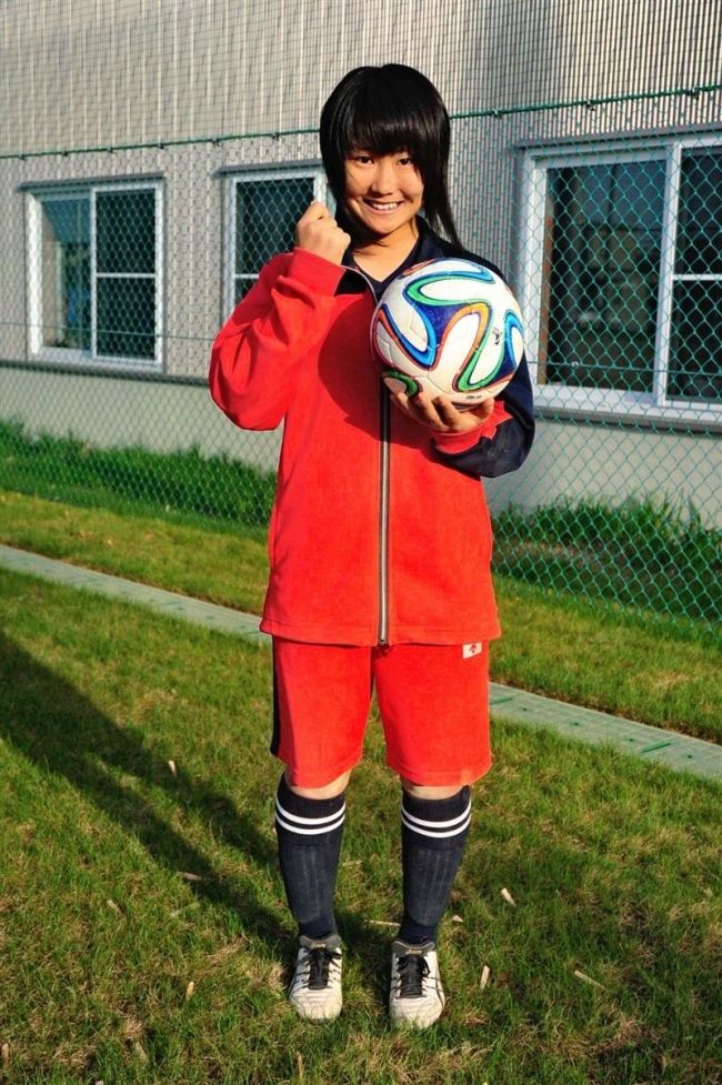【写真】日本選抜入りの齊藤理子、中国遠征へ サッカーU14