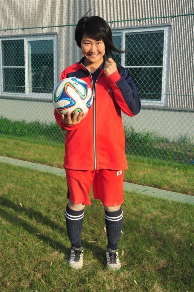 【写真】日本選抜入りの齊藤理子、中国遠征へ サッカーU14