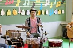 熊谷さん母校でふれあい音楽会　鹿追通明小  9