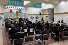 約５０人が出席した戦没者追悼式