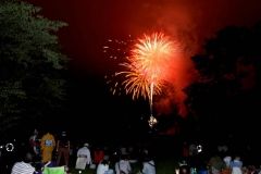 ４５００発の花火に歓声　鹿追  2