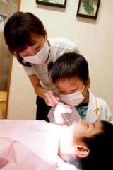 きたの歯科で子供職業体験  2