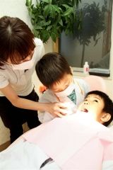 きたの歯科で子供職業体験  3