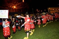 趣向を凝らした衣装で観客を楽しませた仮装盆踊り