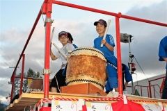 上美生地域で盆踊り　芽室  2