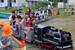 認定こども園「なかよし」でミニＳＬ乗車会　士幌  4