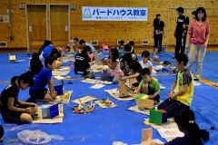 東士幌小でバードハウス教室　音更  3