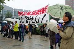 安保反対集会に１００人　廃案に向けて抗議姿勢  3