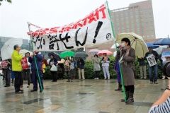 安保反対集会に１００人　廃案に向けて抗議姿勢  4