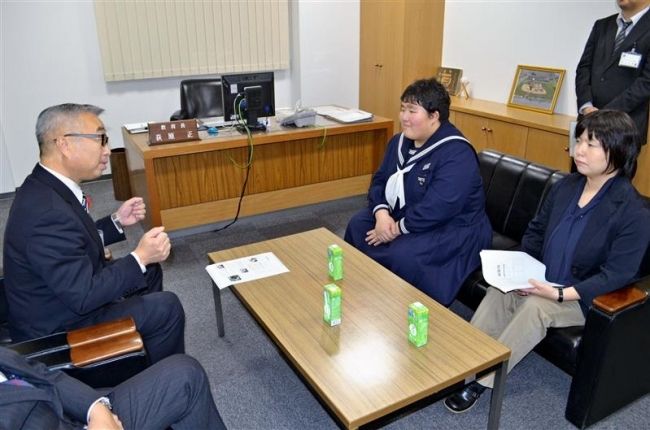 【写真】優勝目指す　全道柔道へ更別中央中の安村さん