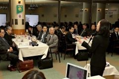 ワイン製造を通した地域づくりへの構想が披露された設立報告会