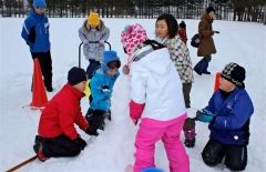 雪の上で楽しく交流　台東区と鹿追の子どもたち 6