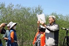 野鳥の観察や寄せ植え　音更・そのまんま美術館 2