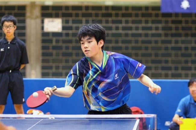 【写真】札内東女子V4 上士幌V2 全十勝中体連卓球