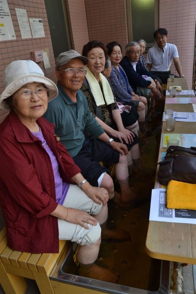 そうび苑の「足湯」地域に人気　帯広