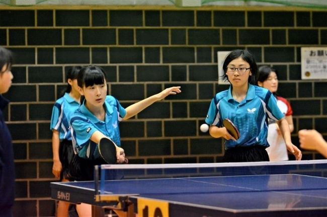 【写真】上士幌男子、札内東女子V 全十勝夏季中体連卓球