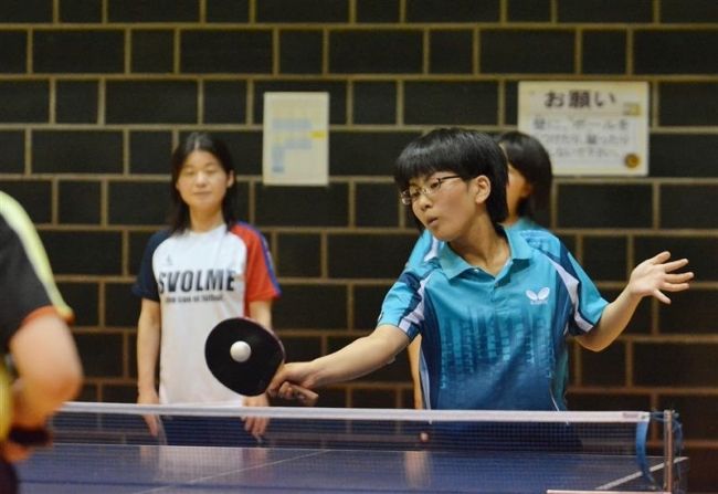 【写真】上士幌男子、札内東女子V 全十勝夏季中体連卓球