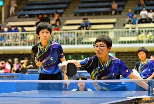 【写真】上士幌男子、札内東女子V 全十勝夏季中体連卓球