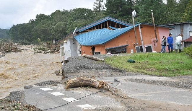 【写真】浸水８市町村４００棟超　行方不明者３人に